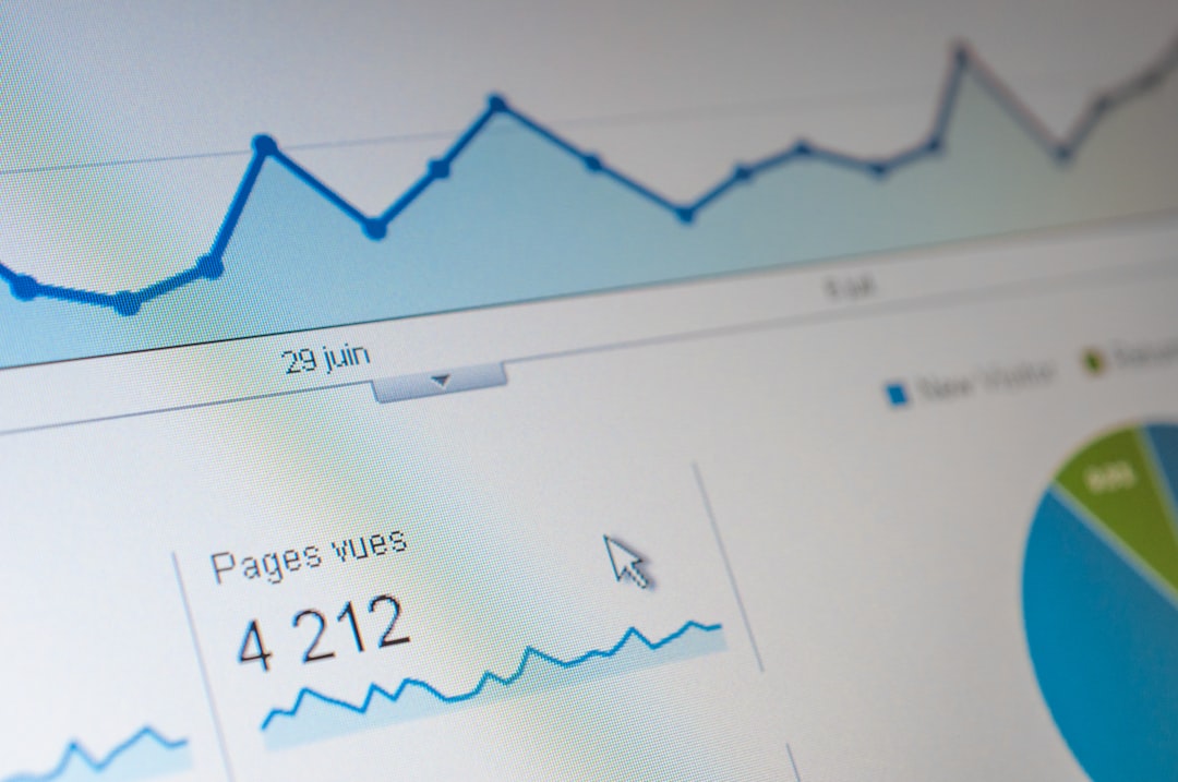 dental seo cost — a close up of a computer screen with a graph on it