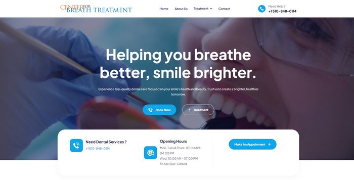 Center for Breath Treatment hero — Helping you breathe better, smile brighter
