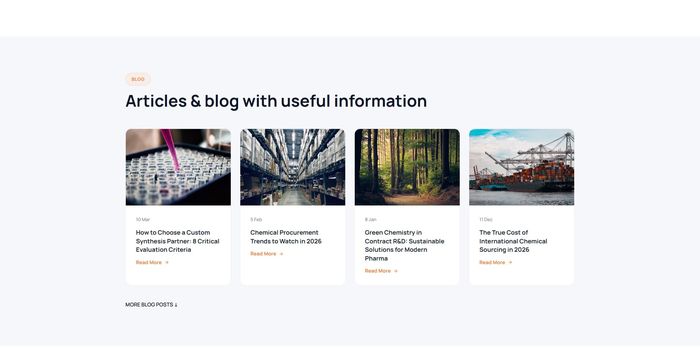 ChemContract articles and blog with useful pharmaceutical industry information