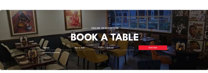 Royal Khyber reservation — Book A Table online with reservation form