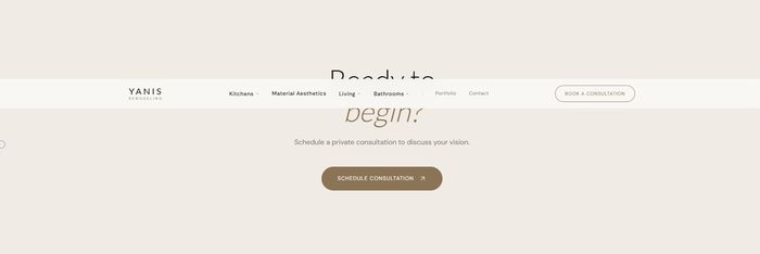 Yanis Remodeling CTA — Ready to begin? Schedule a consultation for your home transformation